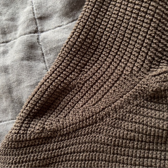 Club Monaco Black Waffle Knit Open Cardigan - Size S/P - Picture 3 of 6